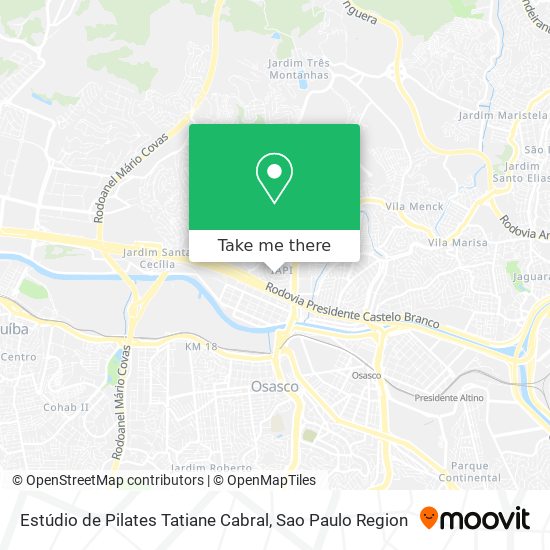 Estúdio de Pilates Tatiane Cabral map