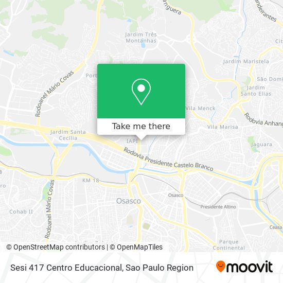 Sesi 417 Centro Educacional map