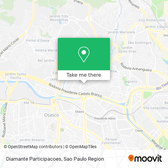 Diamante Participacoes map