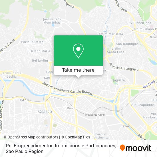 Pnj Empreendimentos Imobiliarios e Participacoes map