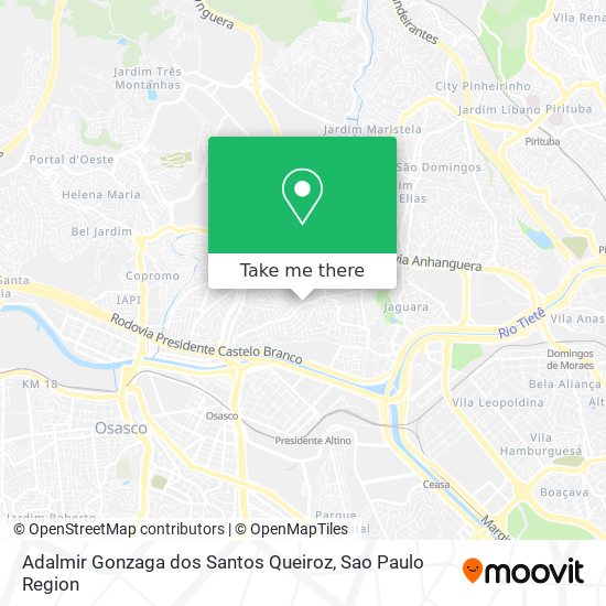 Mapa Adalmir Gonzaga dos Santos Queiroz