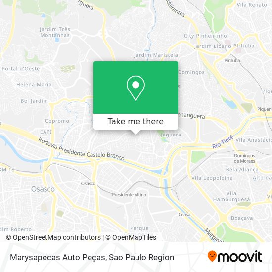 Mapa Marysapecas Auto Peças