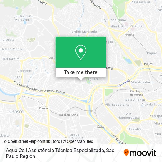 Aqua Cell Assistência Técnica Especializada map