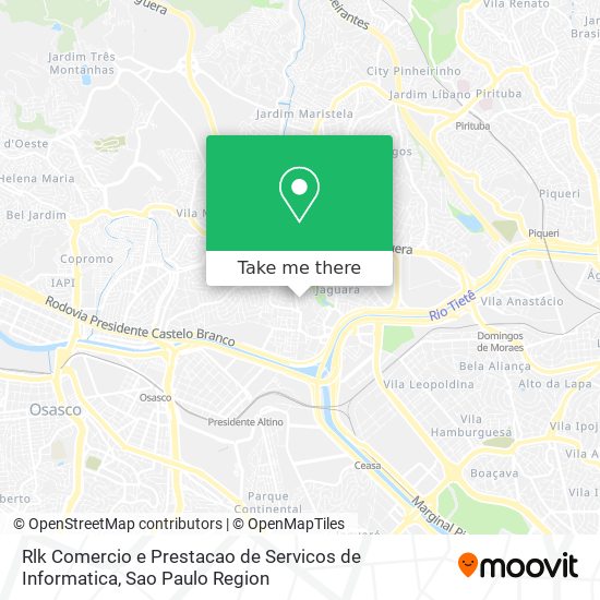 Rlk Comercio e Prestacao de Servicos de Informatica map