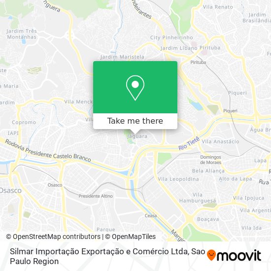 Silmar Importação Exportação e Comércio Ltda map