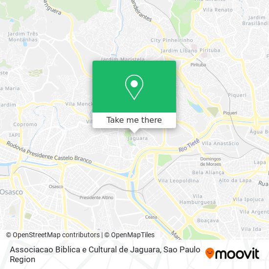 Associacao Biblica e Cultural de Jaguara map