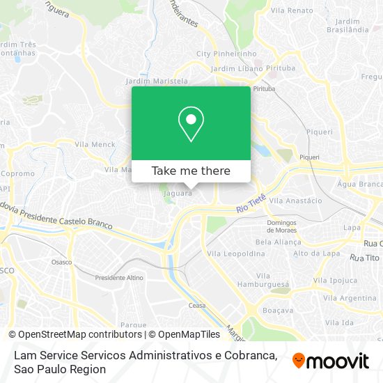 Lam Service Servicos Administrativos e Cobranca map