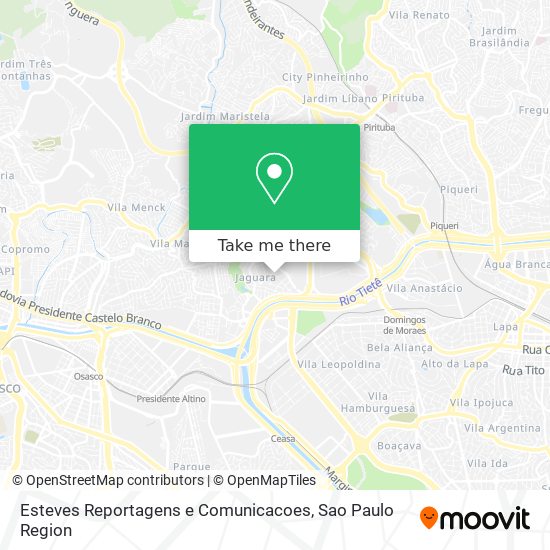 Esteves Reportagens e Comunicacoes map