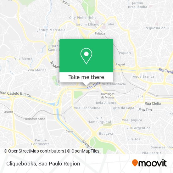 Cliquebooks map