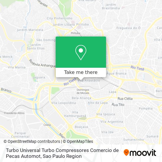 Mapa Turbo Universal Turbo Compressores Comercio de Pecas Automot