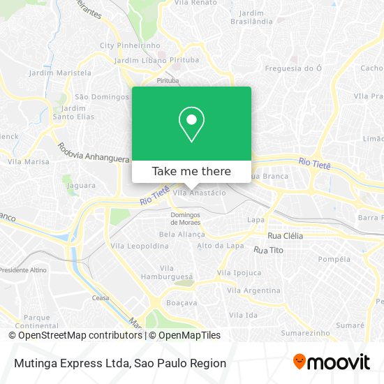 Mutinga Express Ltda map