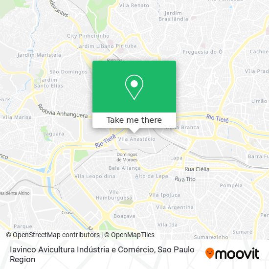 Iavinco Avicultura Indústria e Comércio map