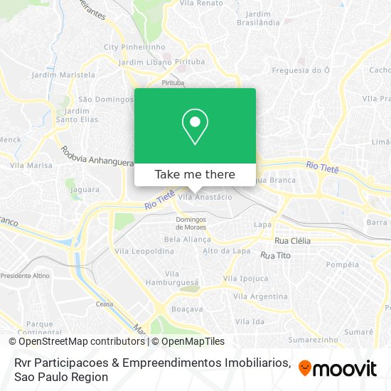 Rvr Participacoes & Empreendimentos Imobiliarios map