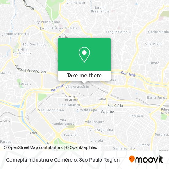 Comepla Indústria e Comércio map