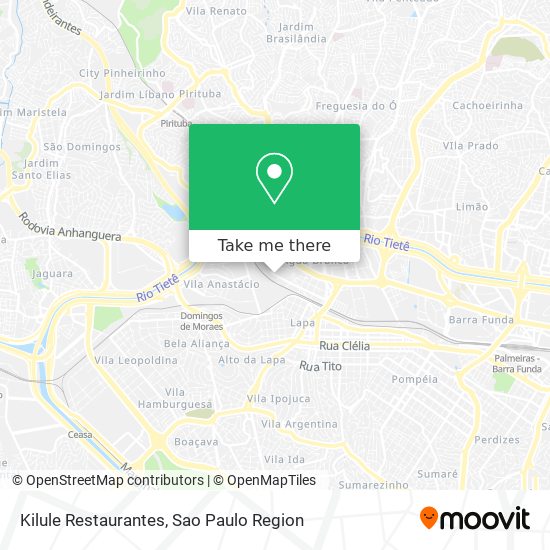 Kilule Restaurantes map