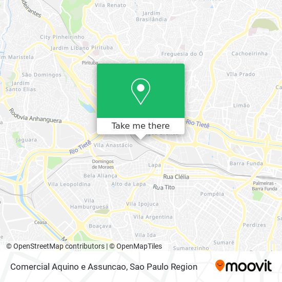 Comercial Aquino e Assuncao map