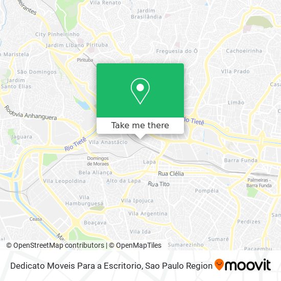 Dedicato Moveis Para a Escritorio map