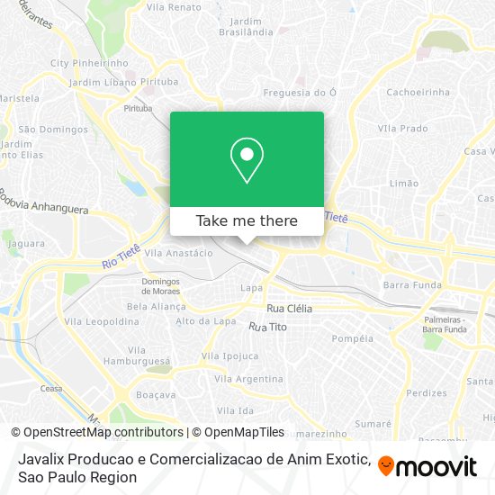 Javalix Producao e Comercializacao de Anim Exotic map