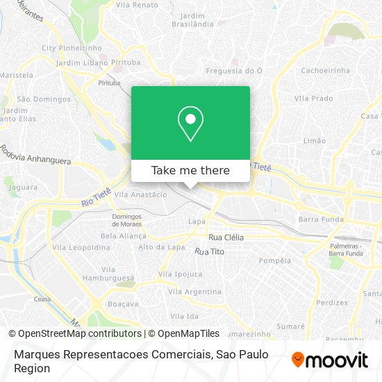 Mapa Marques Representacoes Comerciais