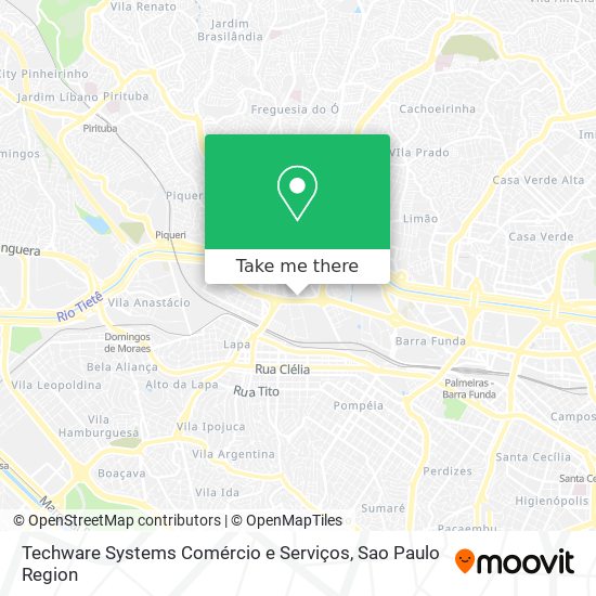 Techware Systems Comércio e Serviços map