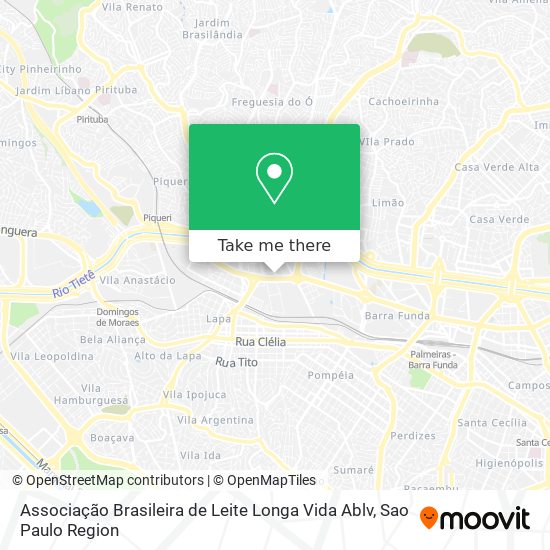 Associação Brasileira de Leite Longa Vida Ablv map