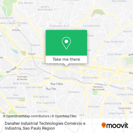 Danaher Industrial Technologies Comércio e Indústria map