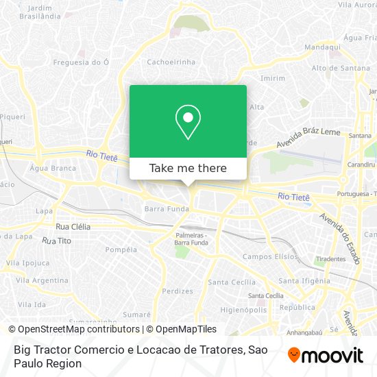 Big Tractor Comercio e Locacao de Tratores map