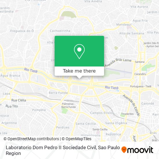 Laboratorio Dom Pedro II Sociedade Civil map