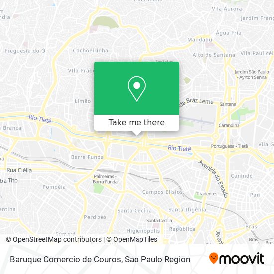 Baruque Comercio de Couros map
