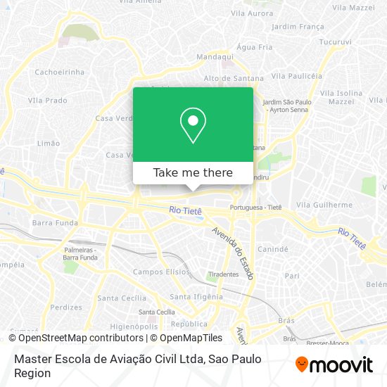 Master Escola de Aviação Civil Ltda map