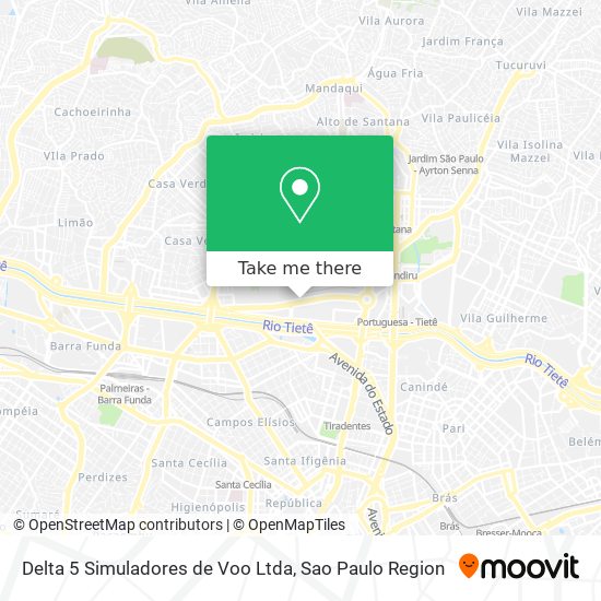 Delta 5 Simuladores de Voo Ltda map