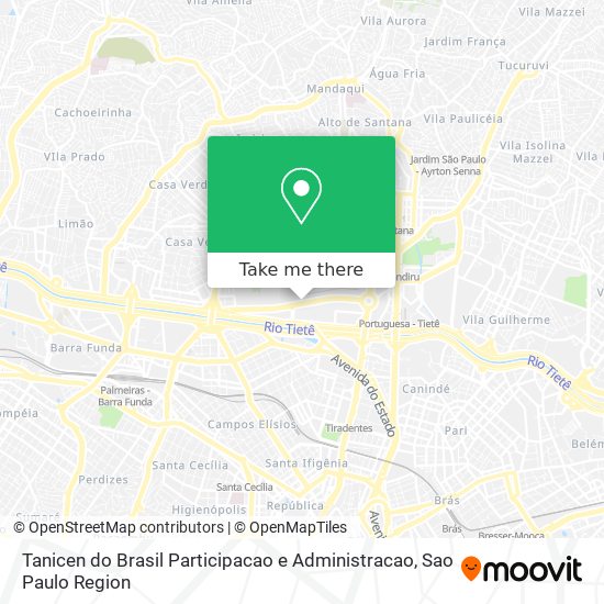 Mapa Tanicen do Brasil Participacao e Administracao