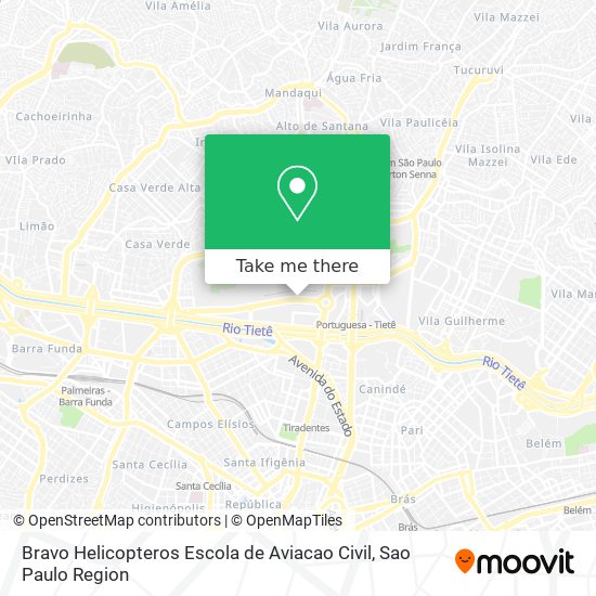 Bravo Helicopteros Escola de Aviacao Civil map