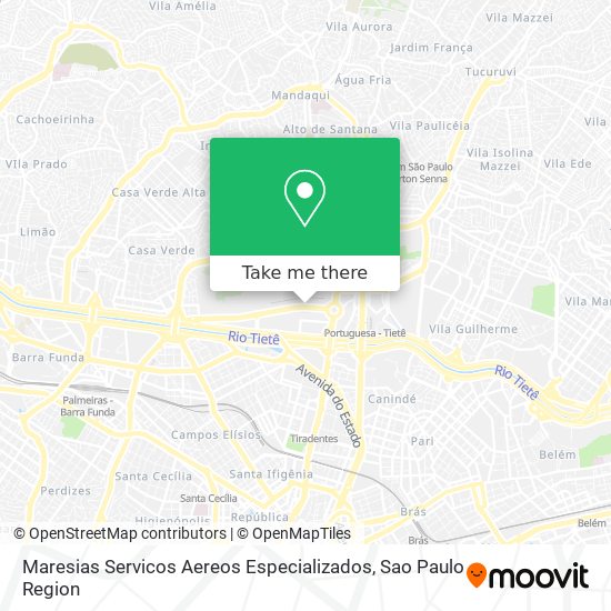 Mapa Maresias Servicos Aereos Especializados