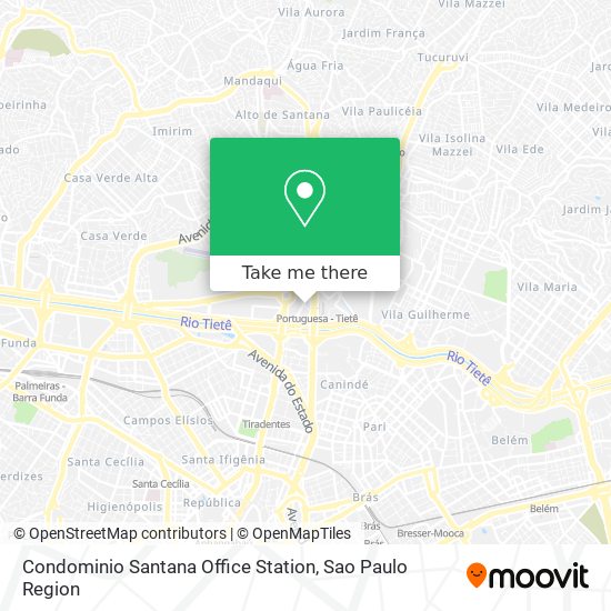 Mapa Condominio Santana Office Station