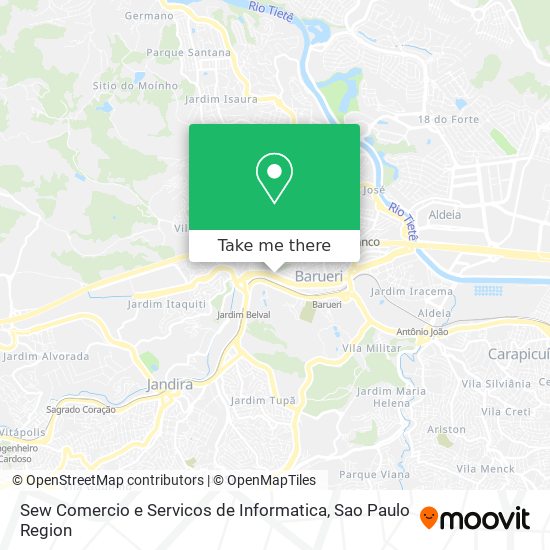 Sew Comercio e Servicos de Informatica map