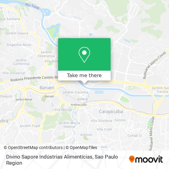 Divino Sapore Indústrias Alimentícias map