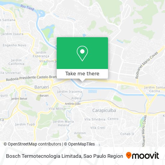 Bosch Termotecnologia Limitada map