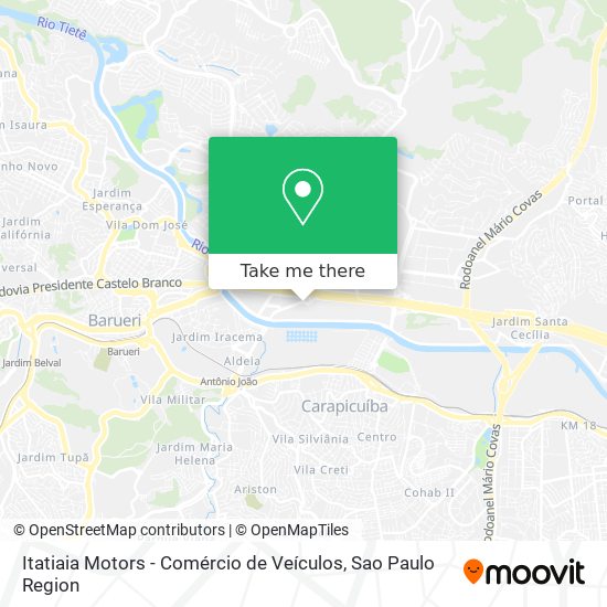 Itatiaia Motors - Comércio de Veículos map