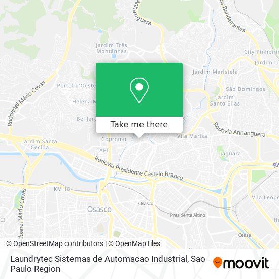 Mapa Laundrytec Sistemas de Automacao Industrial