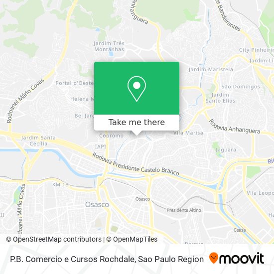 P.B. Comercio e Cursos Rochdale map