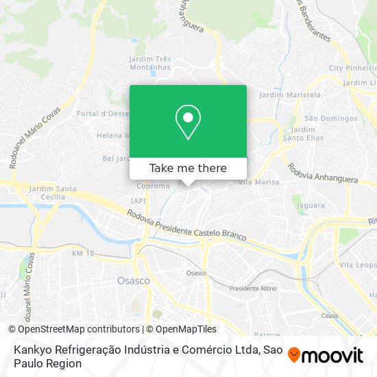 Kankyo Refrigeração Indústria e Comércio Ltda map