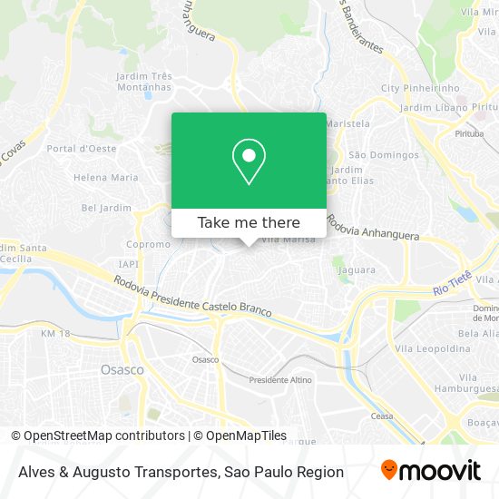 Alves & Augusto Transportes map