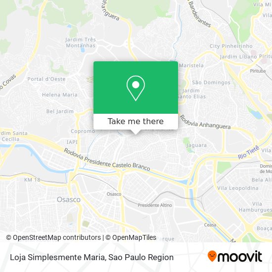 Loja Simplesmente Maria map