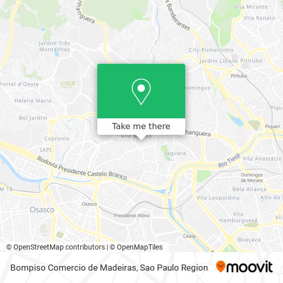 Bompiso Comercio de Madeiras map