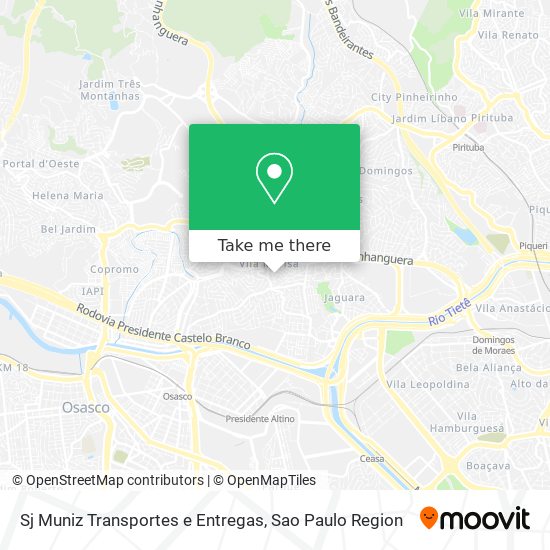 Sj Muniz Transportes e Entregas map