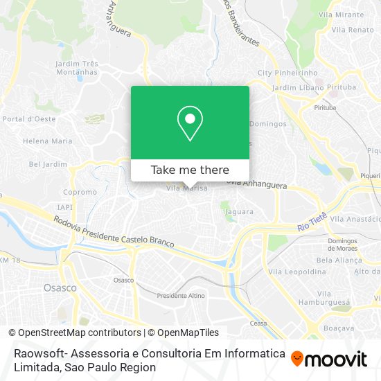 Raowsoft- Assessoria e Consultoria Em Informatica Limitada map