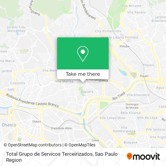 Total Grupo de Servicos Terceirizados map