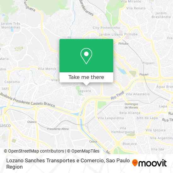 Lozano Sanches Transportes e Comercio map