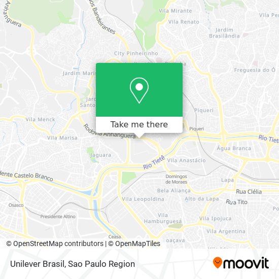 Mapa Unilever Brasil